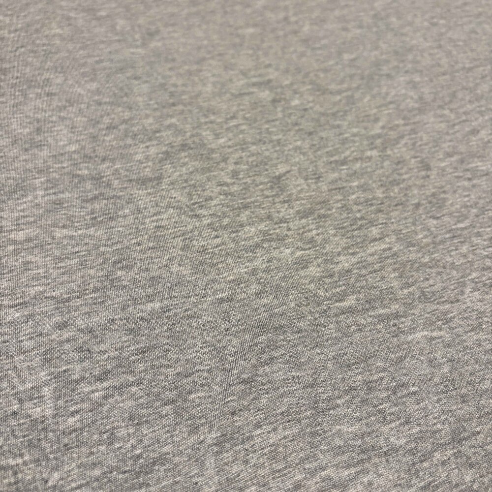 Viskose-Jersey 5304 – Mausgrau meliert