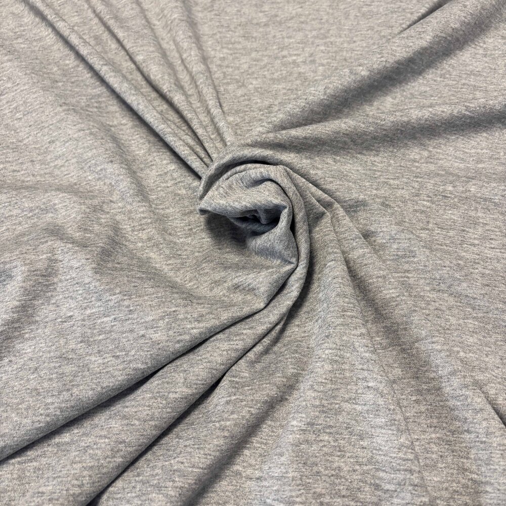 Jersey de viscose 5304 - gris souris chiné