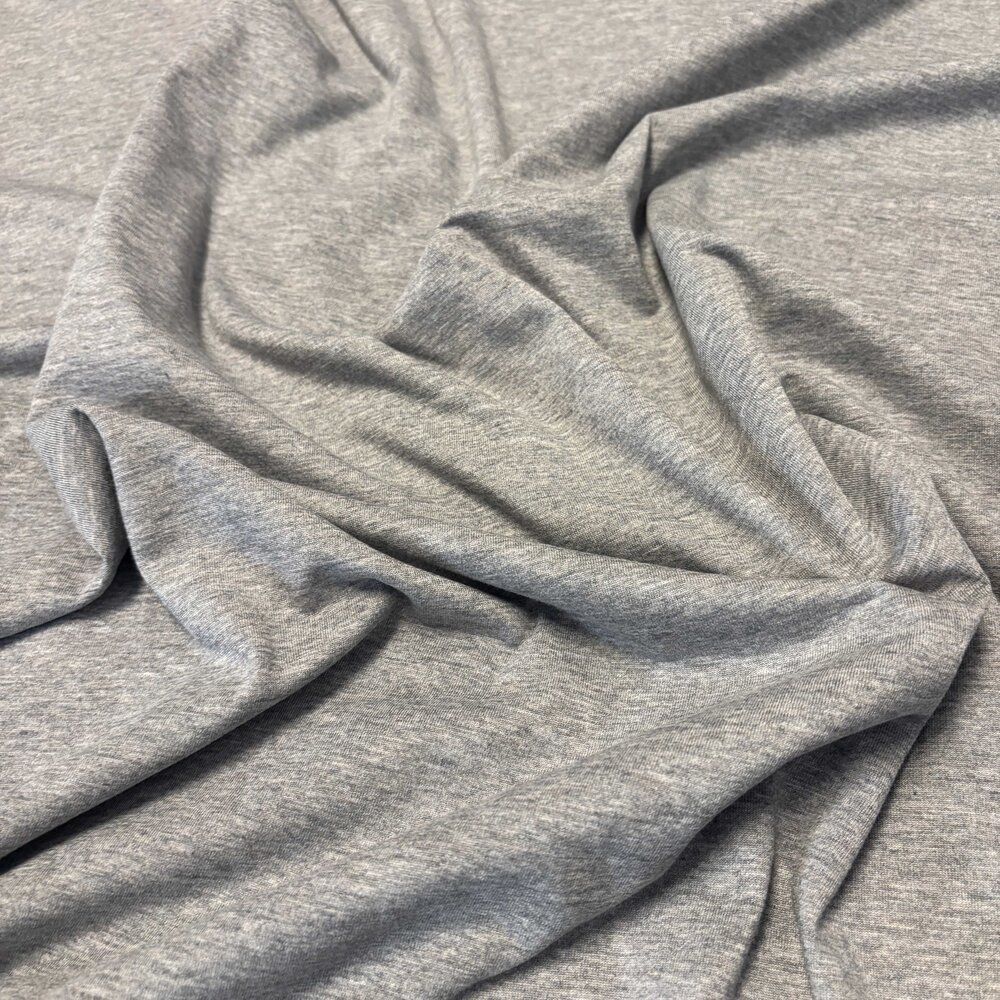 Viscose Jersey 5304 - mouse gray melange Viscose Jersey 5304 - mouse gray melange