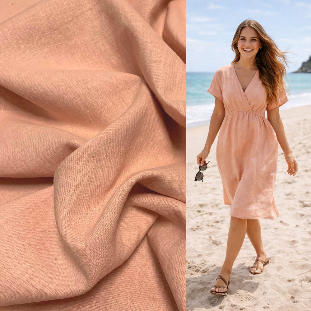 Linen Super Fine LV22 - Light Salmon