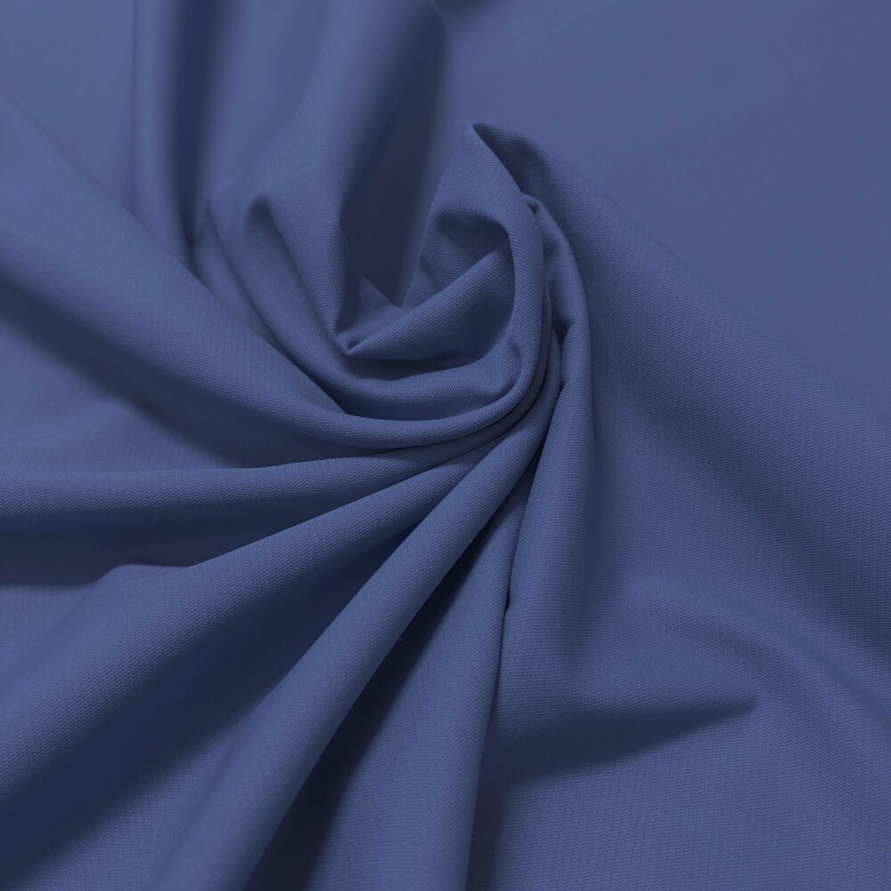 Coton extensible 5425 - bleu moyen