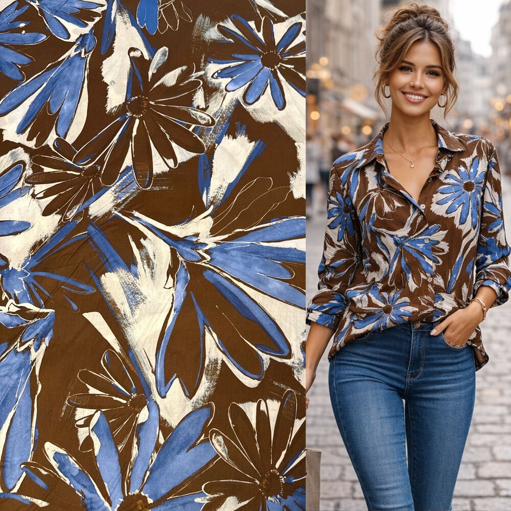 Schweizer Satin-Baumwoll-Tintenstrahldrucker 5397