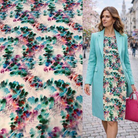 Schweizer Satin-Baumwoll-Tintenstrahldrucker 5410