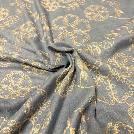Linnenlook Geborduurd 5424