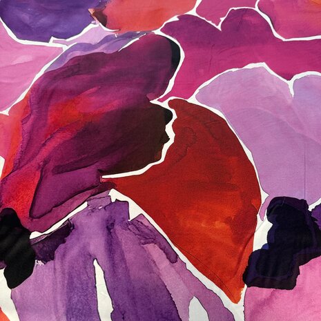 Impression jet d'encre extensible soie 5413