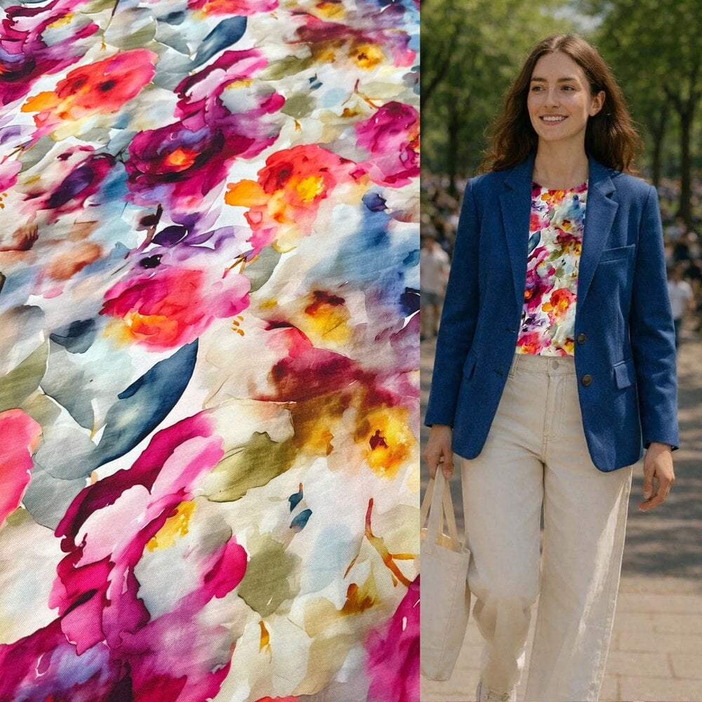 Cupro Stretch Inkjet - 5414