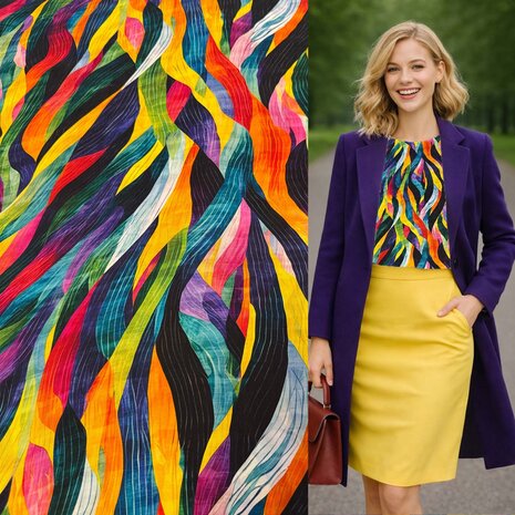 Cupro Stretch Inkjet - 5416