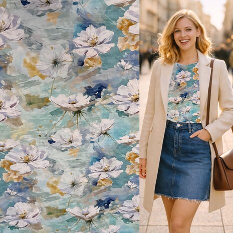 Cupro Stretch Inkjet - 5417