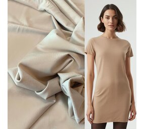 Bamboo Jersey Uni BV05 - light beige Bamboo Jersey Uni BV05 - light beige