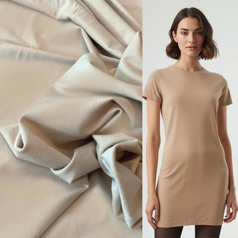 Bamboo Jersey Uni BV05 - light beige