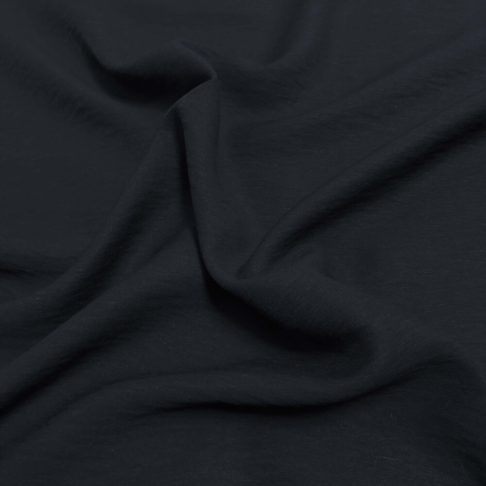 Linen Viscose Twill 5440 - dark blue