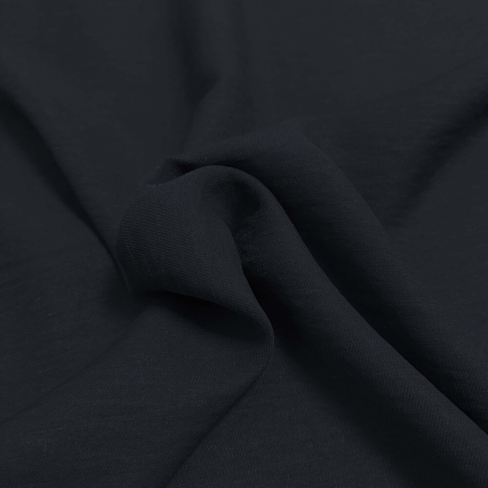 Linen Viscose Twill 5440 - dark blue