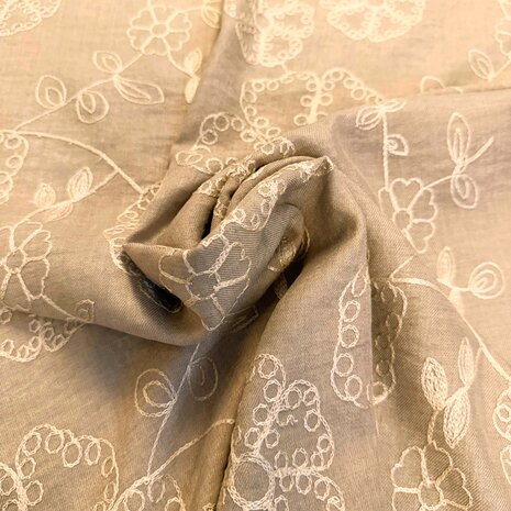 Broderie aspect lin 5443