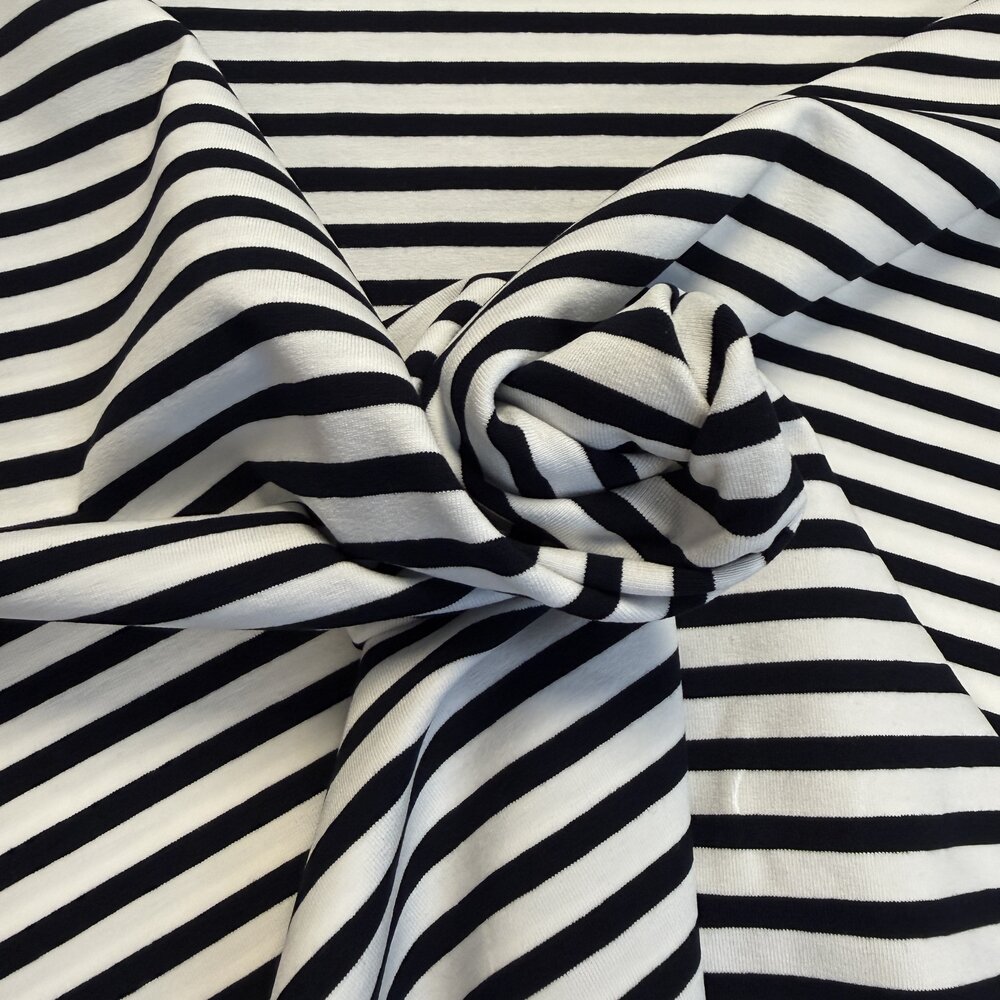 Jersey Inkjet 5446 - zwart/wit