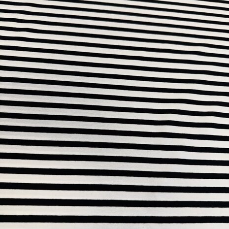 Jersey Inkjet 5446 - zwart/wit