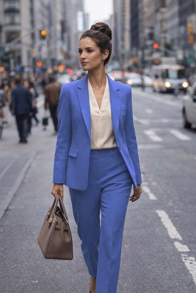 Bengaline Stretch 5448 - bleu cobalt clair