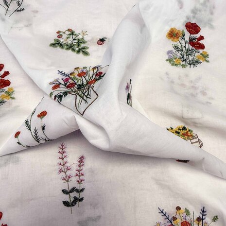 Cotton Batiste Embroidered 5466