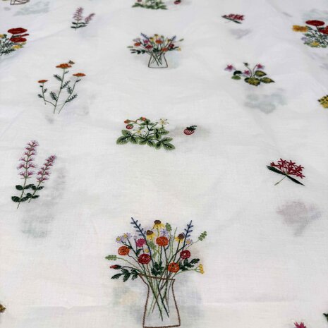 Cotton Batiste Embroidered 5466