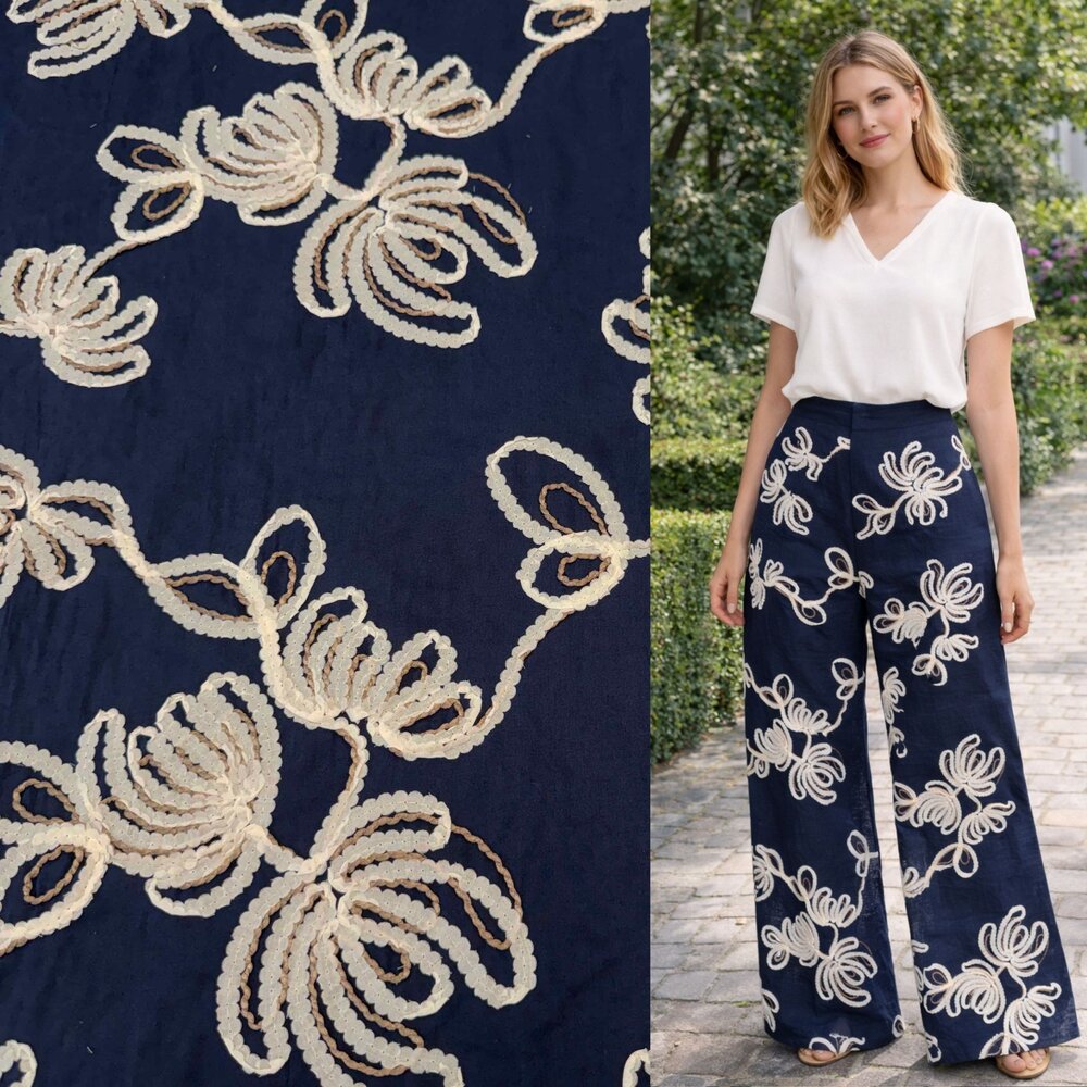 Cotton Batiste Embroidered 5468