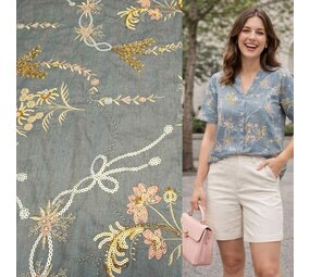 Cotton Batiste Embroidered 5471