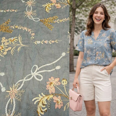 Cotton Batiste Embroidered 5471 Cotton Batiste Embroidered 5471