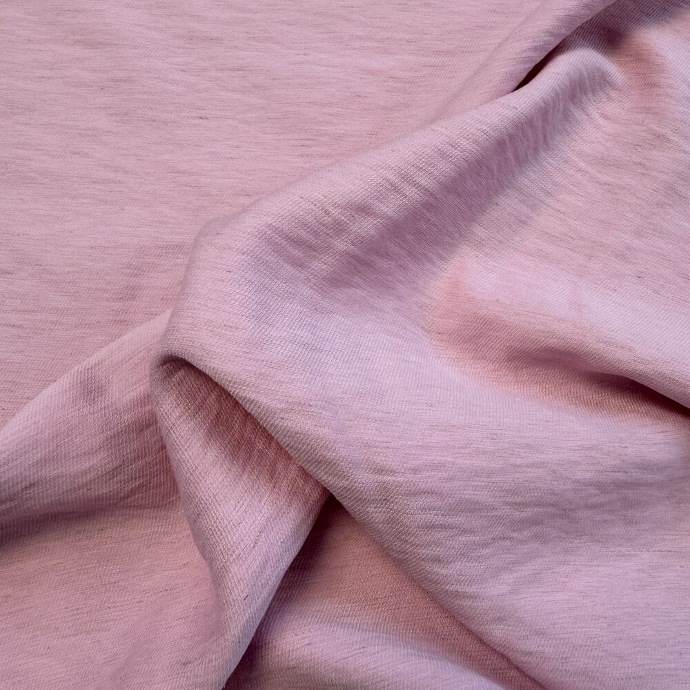 Sergé de lin et viscose 5477 - rose clair