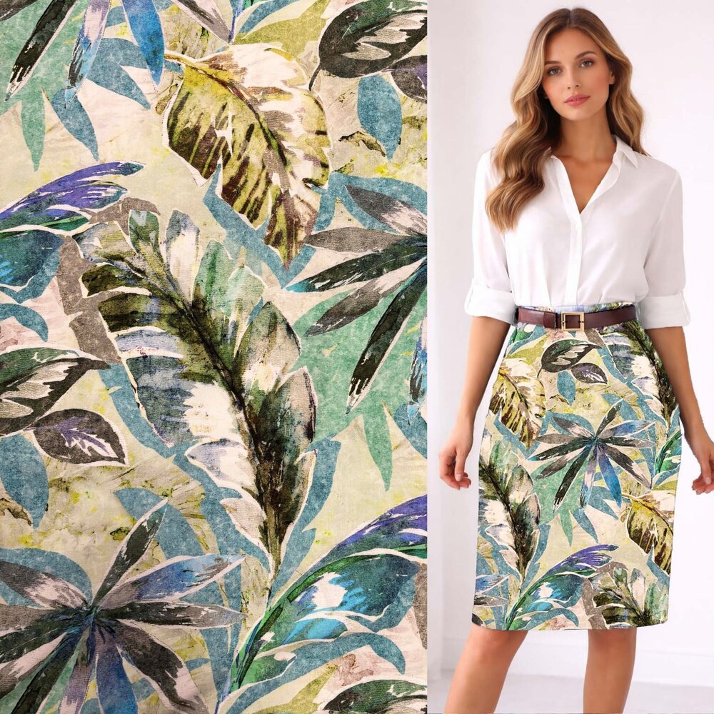 Viscose Satin Jet d'encre 5481