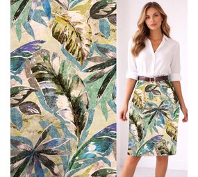 Viscose Satin Jet d'encre 5481 Viscose Satin Jet d'encre 5481