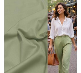 Stretch Cotton 5484 - light olive green