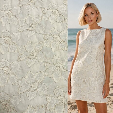 Cotton Batiste Embroidered 5486