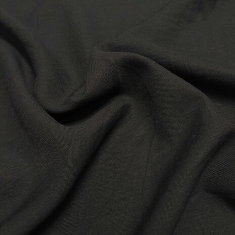 Linnen Viscose Twill 5489 - zwart