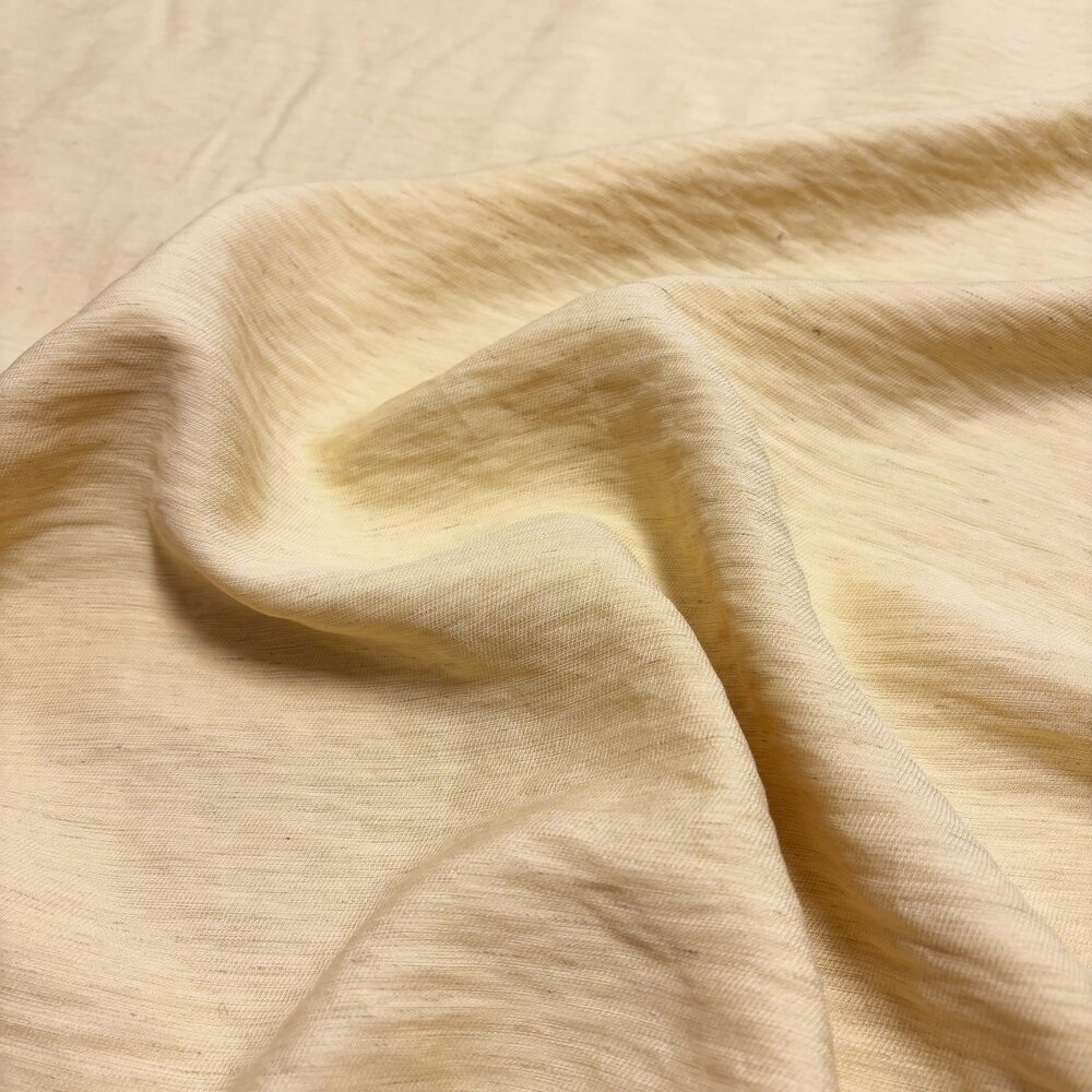 Leinen-Viskose-Twill 5497 – Hellockergelb