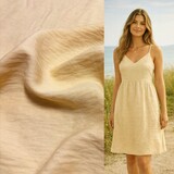 Linnen Viscose Twill 5497 - Licht okergeel Linnen Viscose Twill 5497 - Licht okergeel