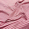 Viscose Stretch Checked 5495 - fuchsia/white