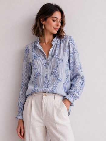 Cotton Batiste Embroidered 5502