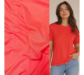Viscose Jersey 5513 - vuur rood