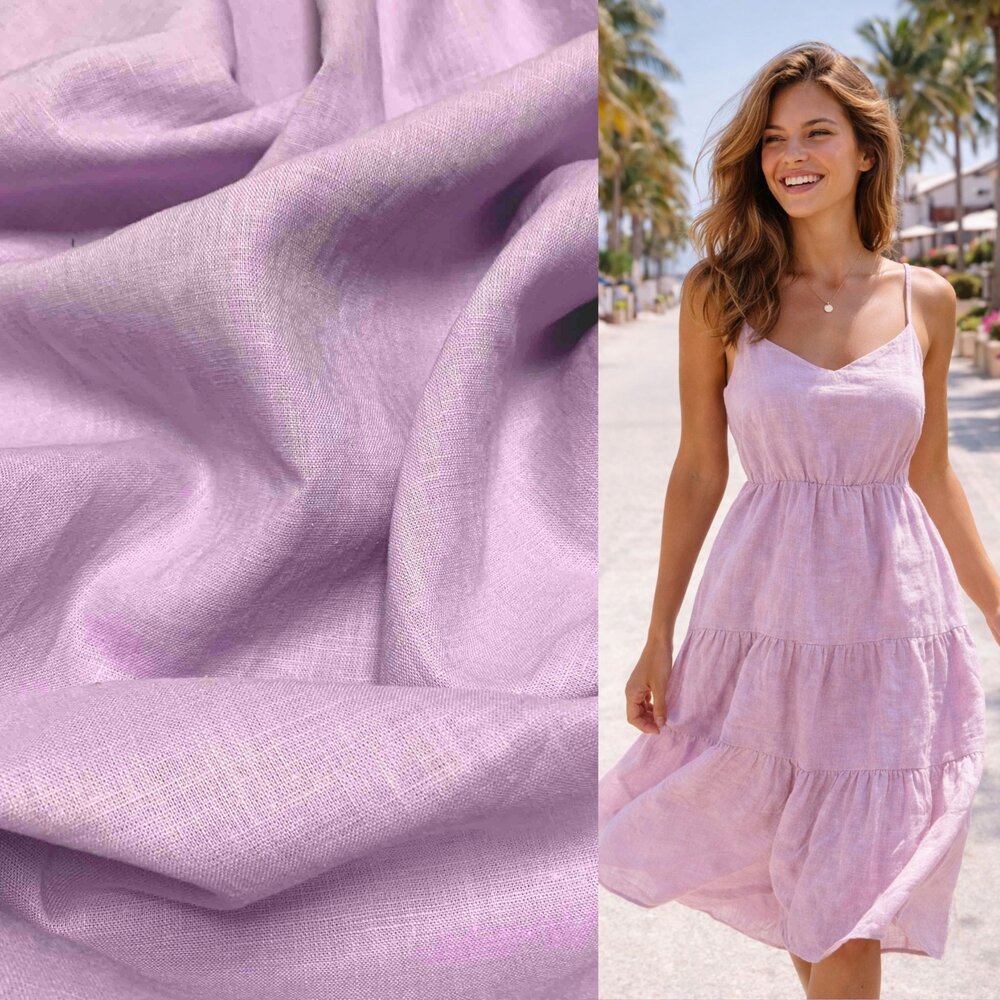 Linen Super Fine LV20 - lilac Linen Super Fine LV20 - lilac