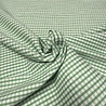 Viscose Stretch Geruit 5526 - Groen/wit Viscose Stretch Geruit 5526 - Groen/wit