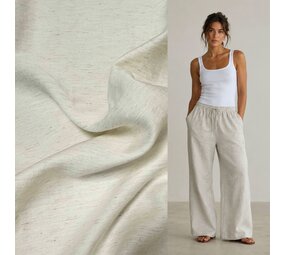 Leinen-Viskose-Twill 5529 – Creme