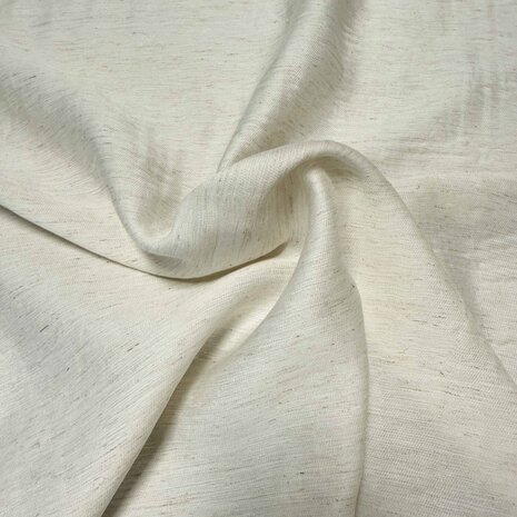 Sergé de lin et viscose 5529 - Crème Sergé de lin et viscose 5529 - Crème