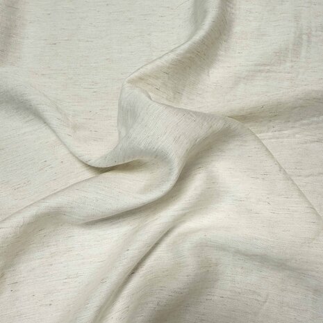 Sergé de lin et viscose 5529 - Crème Sergé de lin et viscose 5529 - Crème