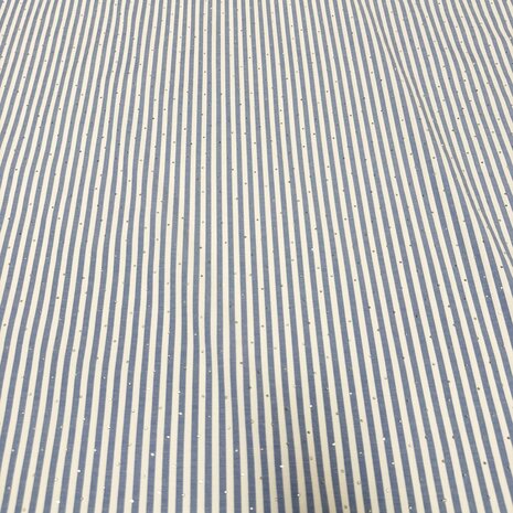 Baumwollpopeline mit Strasssteinen - 5516 - Copy
