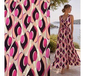 Viscose Mousseline Inkjet 5533 Viscose Mousseline Inkjet 5533