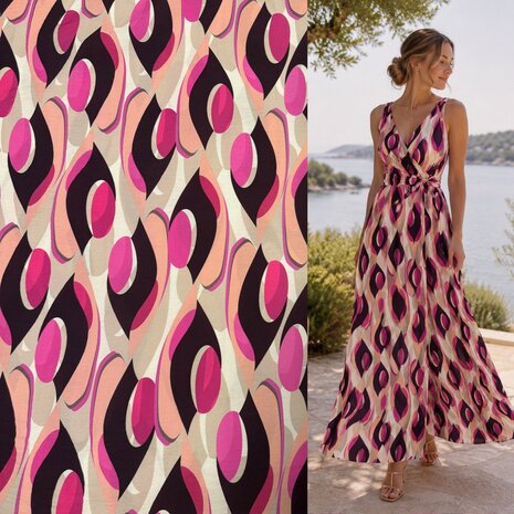 Mousseline de viscose pour impression jet d'encre 5533
