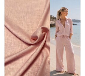 Linen Viscose 5537 - light pink Linen Viscose 5537 - light pink