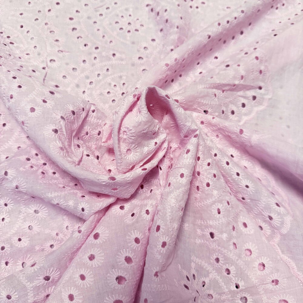 Coton brodé 5538 - rose clair