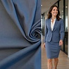 Leinenstretch L02 - stahlblau Leinenstretch L02 - stahlblau
