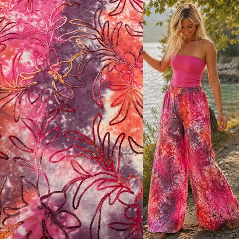 Cotton Poplin Embroidered 5540
