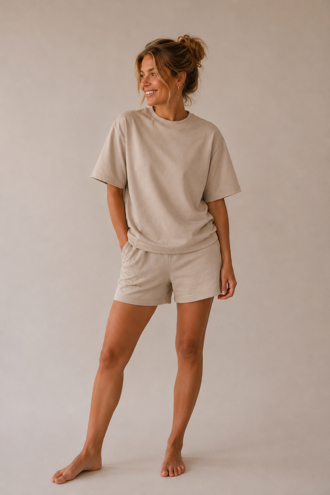 Cotton Scuba CT05 - beige Cotton Scuba CT05 - beige