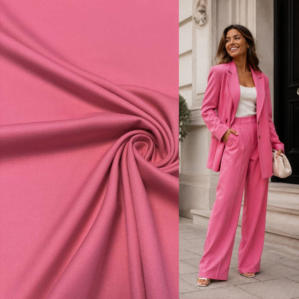 Bambus-Gabardine-Stretch BC41 – Hellfuchsia !!NEU!!